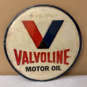 12" Valvoline Motor Oil Metal Sign